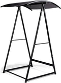 OnCloud Outdoor Hammock Chair Stand with Canopy Heavy Duty Hammock Stand Only Swing Stand with 3 Hooks Max Load 660lbs Fits Most Hanging Chairs Frame Black