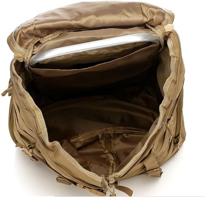 Tactical Backpack Military Molle Hiking 56-75L Assault tactical outdoor hiking bag camping camouflage bag mud color
