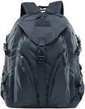 Outdoor Sports Pack Hiking Bag Tactical Rucksack Camo Knapsack Combat Camouflage Tactical 25L Backpack - Black