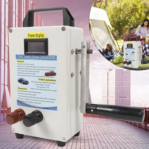 Household Hand Crank Generator150W 110V Emergency Manual Power Supply Emergency Charger USB Output Camping Outdoor