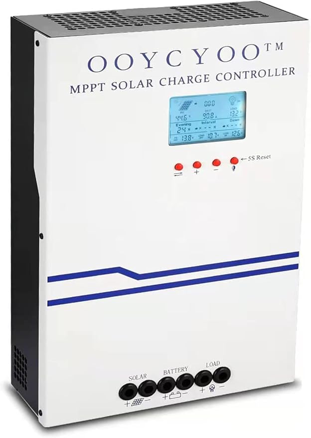 100 Amp MPPT Solar Charge Controller 48V 36V 24V 12V AutoPV 150V Max Input Solar Panel  100A Solar Panel Regulator Max Input Power 5000W for AGM Sealed Gel Flooded Lithium Battery