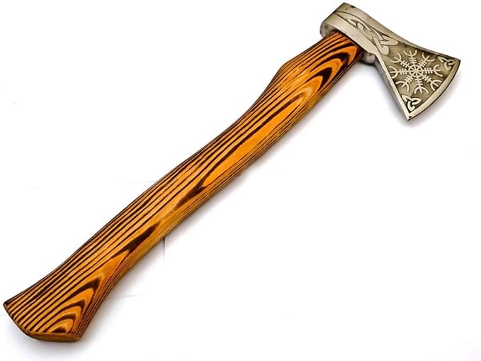 Custom Handmade Stainless Steel Viking Axe with Gorgeous and Solid Wood Handle (EX-1109)