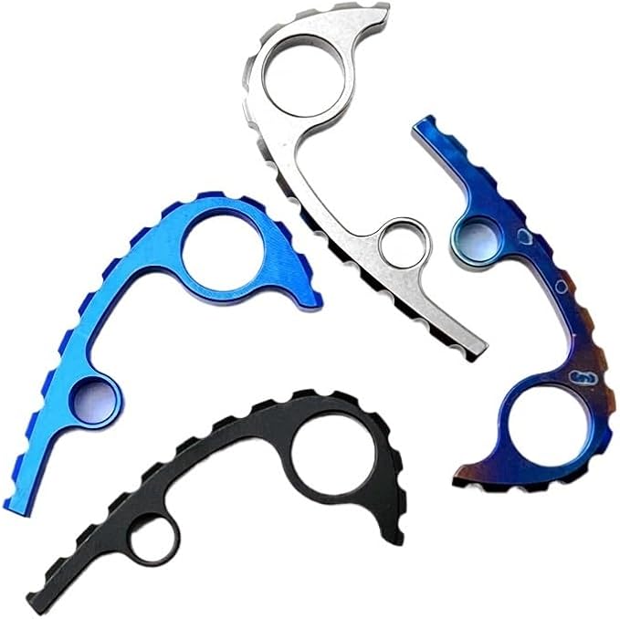 1PC Titanium Back Spacer Fits for Para3 Custom CNC Spine Spacer DIY Replacement Accessory(Black)
