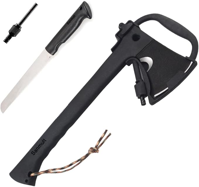 Outdoor Camping Multi-Purpose Axe Forest Wild Escape Self-Defense Chopping Firewood Axe