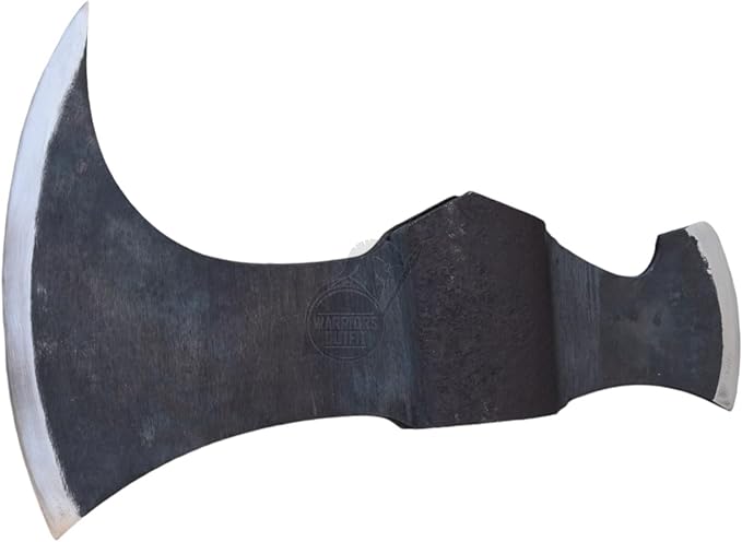 Hand Forged Medieval Back Spike Axe Head Carbon Steel 7.8 inch