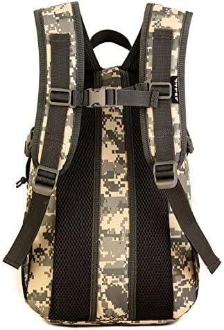 UNISTRENGH 12L Mini Daypack Military MOLLE Tactical Backpack Rucksack Gear Assault Pack for Cycling Fishing (ACU# Camouflage)