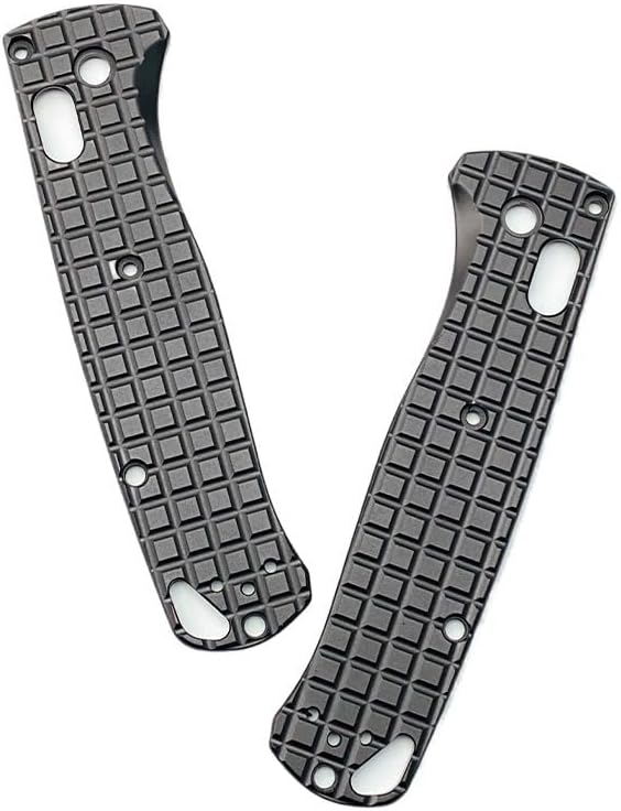 1 Pair Aluminum Alloy Scales Fits for Bugout 535 Non-slip Handle Patch Replacement in Black
