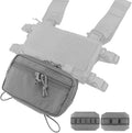 Tactical Storage PouchEDC Admin Sundry Tool BagVest Chest Hanging Expansion Attachment BagAirsoft Hunting Military Multifunctional Utility Gear
