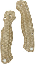 1 Pair Micarta Scales Replacement Fits for C81 Paramilitary 2 Premium Custom Handle Patch DIY Accessory(Gray)