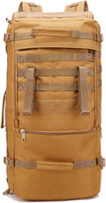 Travel Backpack 60L Hiking Bag 3 Way Day pack Extra Large 3~8 Day Bug Out Molle Survival Rucksack