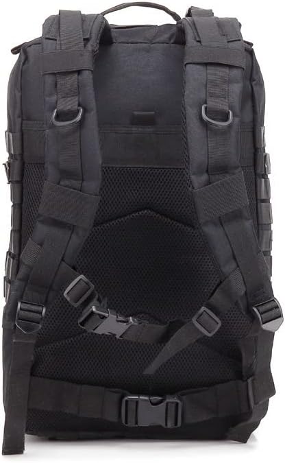 Outdoor Sports Pack Hiking Bag Tactical Rucksack Camo Knapsack Combat Camouflage Tactical 45L Molle Backpack -A-Tacs FG