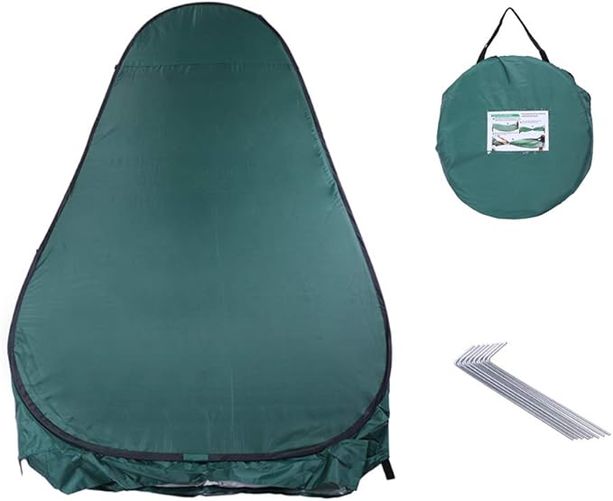 Outdoor Pop-up ToiletPortable Outdoor Pop-up Toilet Dressing Fitting Room Privacy Shelter Tent Army Green