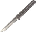 MASALONG Harry and Son kni206 Outdoor camping tactical folding knife EDC Titanium alloy handle D2 / damascus blade (large)