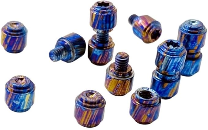 2 Sets Custom Thumb Stud Fits for Bugout 535 Titanium Damascus Push Nail Screw DIY Replacement Accessory