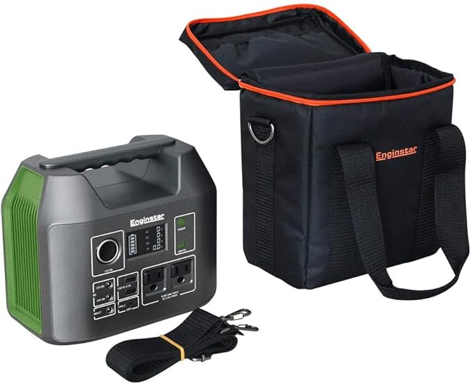 EnginStar Carrying Case Storage box 300W Power StationTravel Business Lunch Bag Shockproof Universal Compatible for Portable Power Station Picnic Camping Wild Fishing Hunting