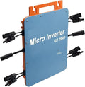 800W 2000W 2400W 2800W Micro Solar Panel Smart Inverter PV Input 18V-60VDC to 120V 230VAC Auto Switch(Black220-240V_2000W)