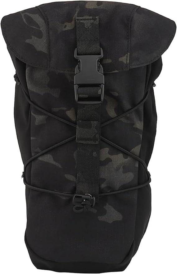 ACEXIER Tactical GP Molle Utility Pouch Bungee Shock Cord Quick Release Buckle Fastener Water Hydration Bag Kettle Holder Hunting Bag (BCP)