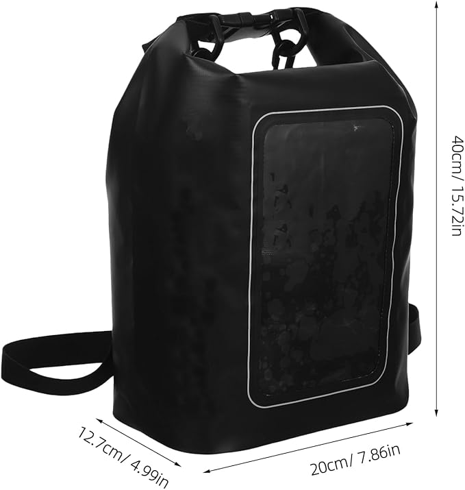 Swimming Mobile Phone Bag: Waterproof Phone Pouch for Outdoor Beach Trips Rainy Weather Protection Water Sports Snorkeling Black