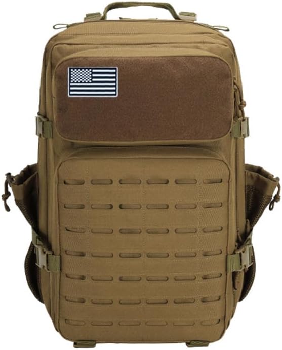 Outdoor Sports Pack Hiking Bag Rucksack Knapsack Combat Camouflage Tactical Backpack - Grey