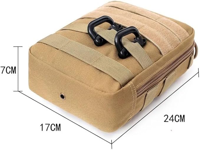 Tactical Backpack Tool Bag Utility Accessories Storage Handbag Outdoor Camping Hunting Survival Kit Medical PouchBlack