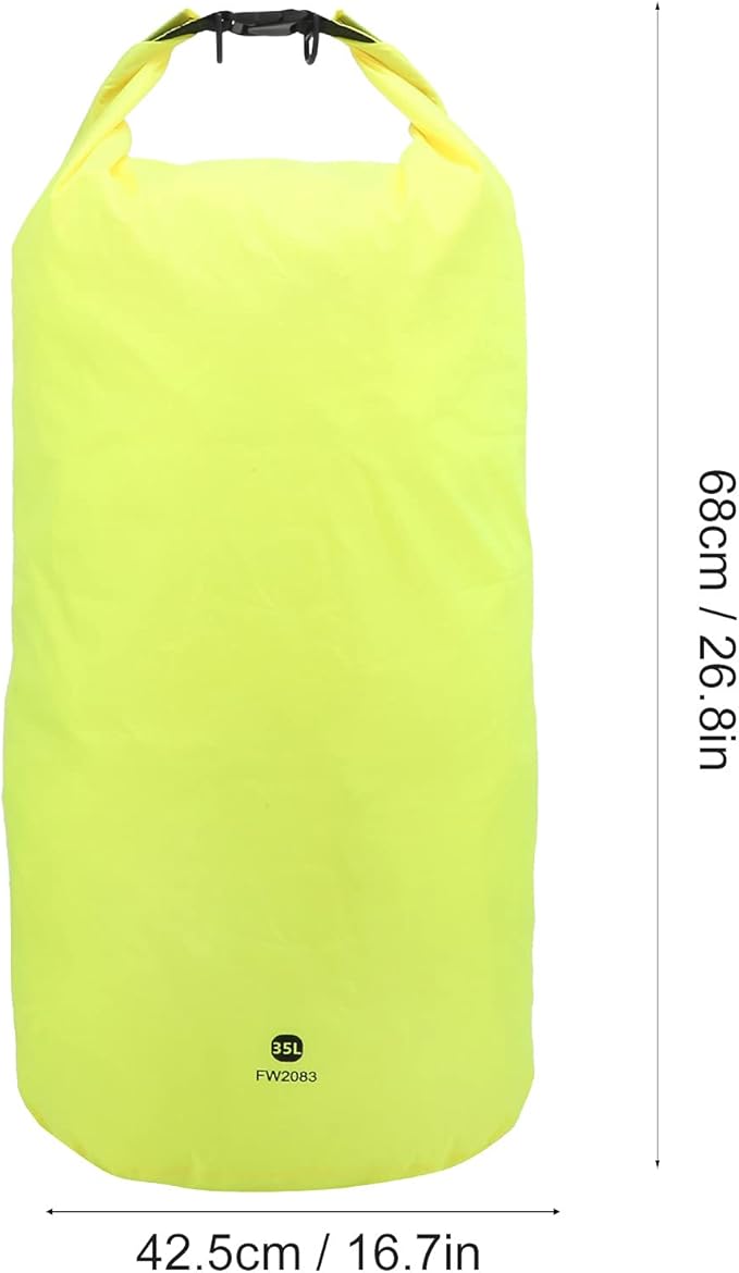 Waterproof Dry Bag Lightweight Easily Clean Sealed Storage Bag with Shoulder Strap for Outdoor Activities Hiking Camping Hiking