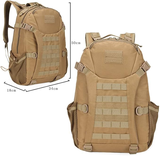 YABOO Tactical Combat Camouflage Bag Outdoor Sports Pack Hiking Rucksack Knapsack Molle 30L Backpack