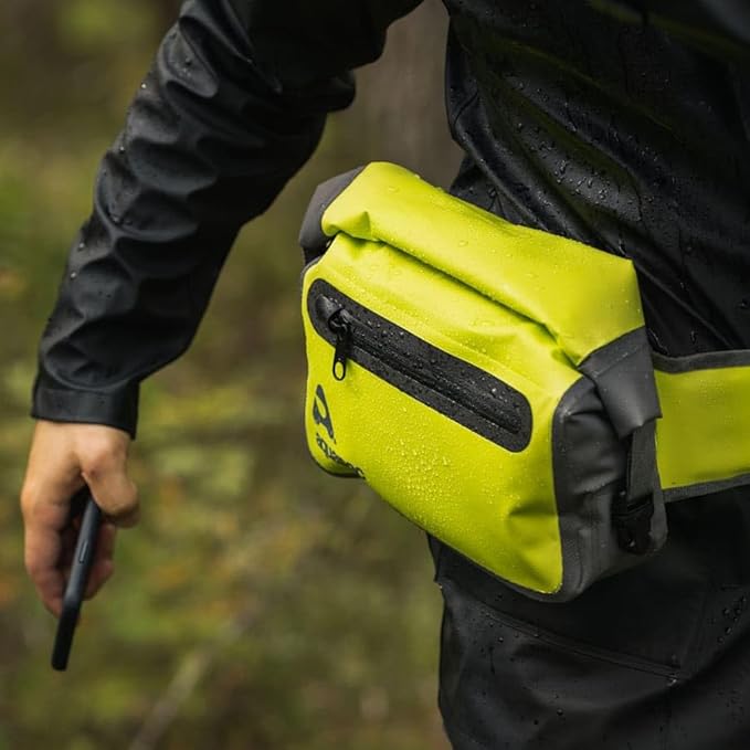 Aquapac Heavy Duty Waterproof Waist Pack Made in the UK 3 Litre Capacity Travel Essential 5 Year Warranty Hiking Mountain Biking Running Accessory