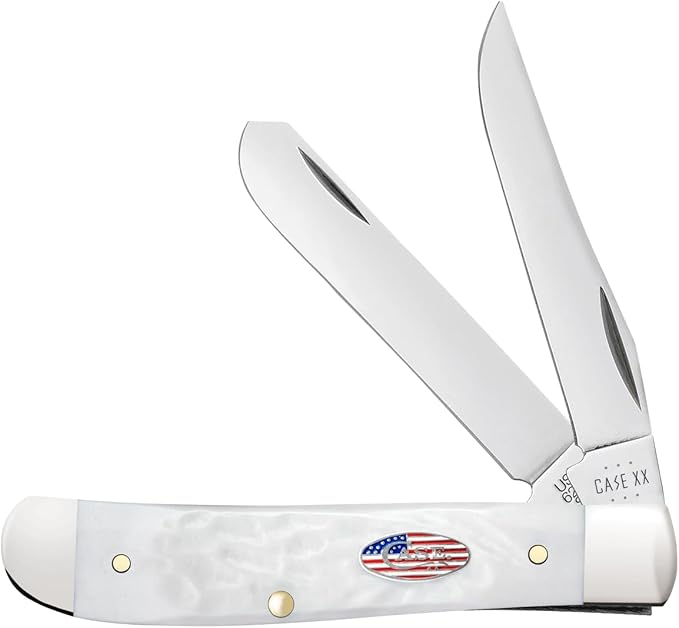 Case Cutlery CA14101: Mini Trapper White Synthetic