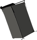 Quick Assembly Vehicle Mounted Shower Shelter Fast Setups Enclosure for Family Camping Adventures Vehicle Tent