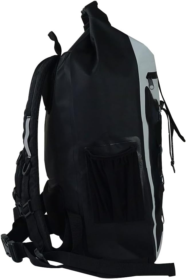 30L Dry Bag Backpack. Premium Waterproof Backpack with Padded Shoulder Straps. PVC Construction. Keep Your Gear Dry