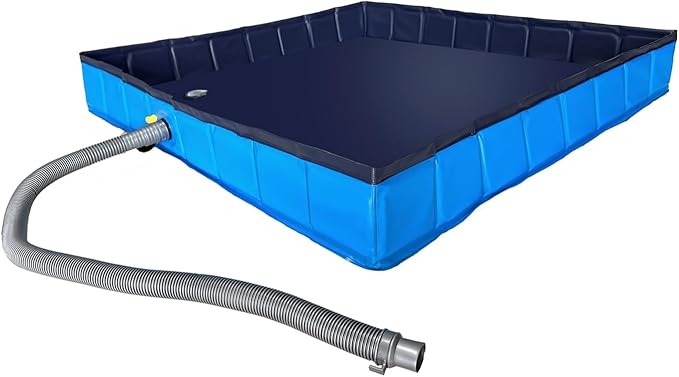Portable Shower Pan Foldable Shower Base Floor Outdoor Shower Enclosure Base Shower Stall Base for Indoor and Outdoor