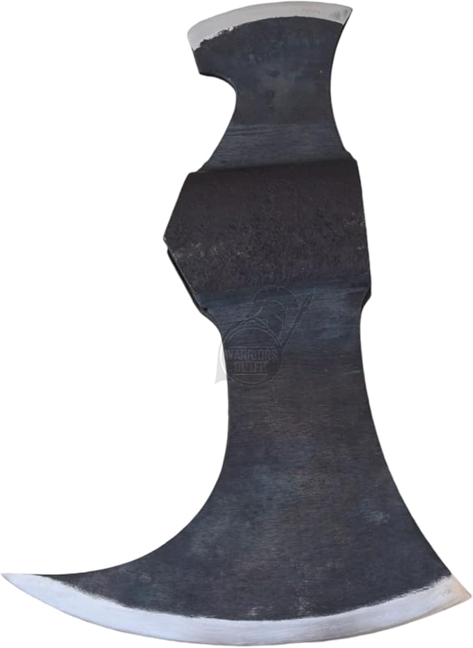 Hand Forged Medieval Back Spike Axe Head Carbon Steel 7.8 inch