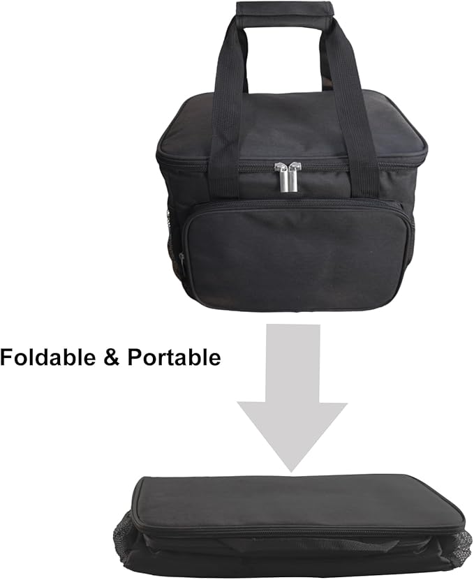 100% Waterproof Storage Station Carrying Case for BLUETTI Elite 30 V2 Compatible with Jackery Explorer 160/240 v2/300 Plus Portable Power Station Carrying Bag Travel Outdoor Bags(Bag Only)