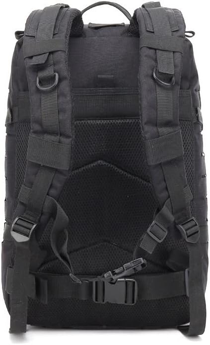 Outdoor Sports Pack Hiking Bag Tactical Rucksack Camo Knapsack Combat Camouflage Tactical 47L Molle Backpack - Purple