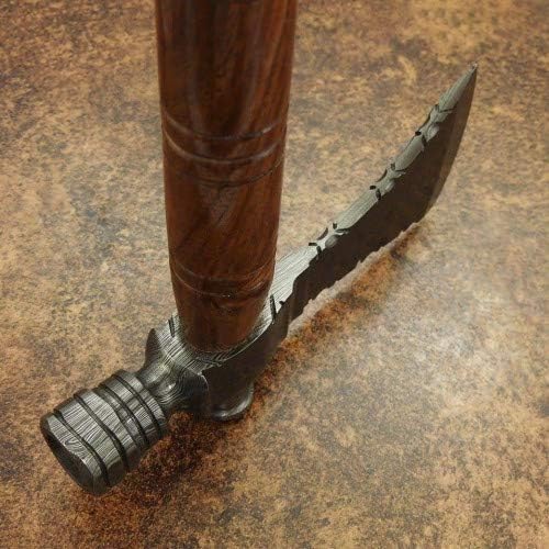 Axe Damascus Steel 22 Rose Wood Handle Axe/Hand Forged Woodsman Axe