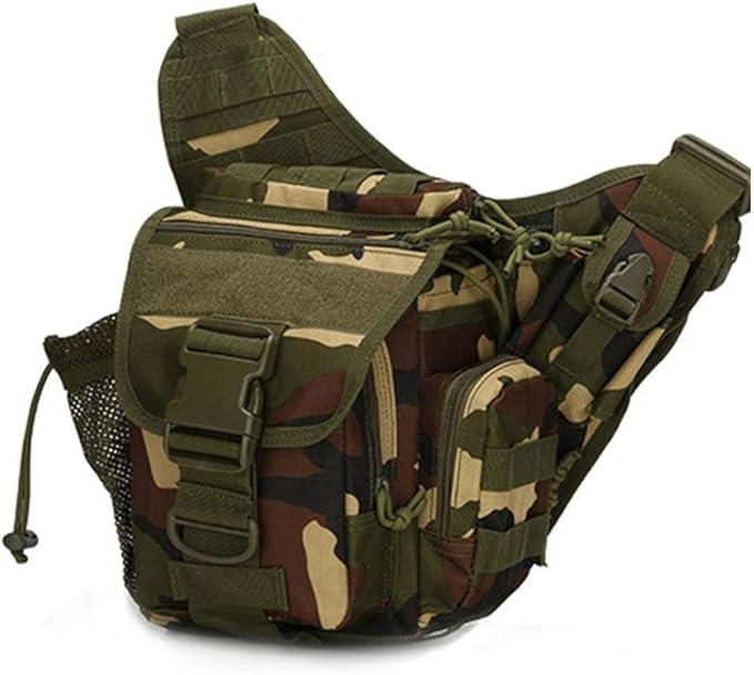 Sunnystacticalgear Outdoor Sports Hiking Sling Bag Shoulder Gear Pack Chest Range Bag Molle Camouflage Tactical Versipack - WL