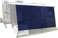 Tentproinc RV Awning Sunshade Screen 7' X 18' 3''(Fit for 19 ft Awning) Mesh Sun Shade for Motorhome Camping Trailer Awning Sunscreen Block UV Glare Sunblocker - 3 Year Warranty (Navy Blue)