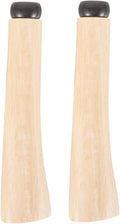 HANABASS 2set Wooden Hatchet Handle Replacement Durable Wood Grip for Axes Easy to Install for Camping Gardening and Outdoor Activities