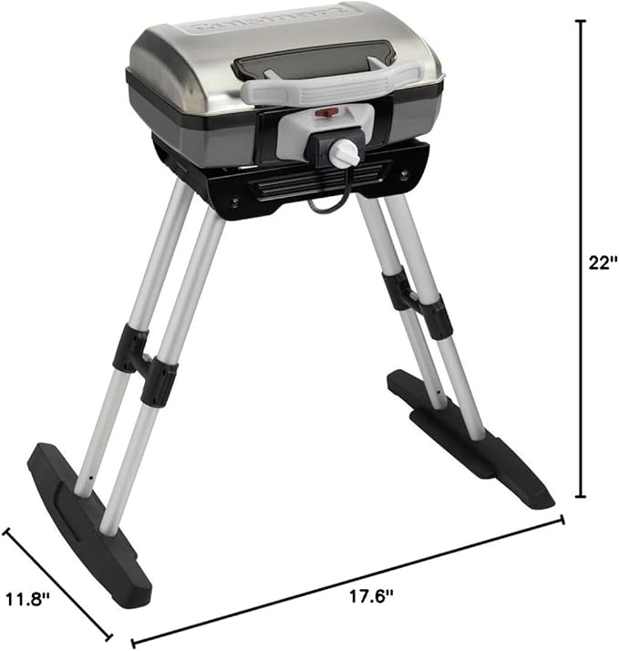 Cuisinart CEG-980 Outdoor Electric Grill with VersaStand 22 x 11.8 x 17.6-Inch