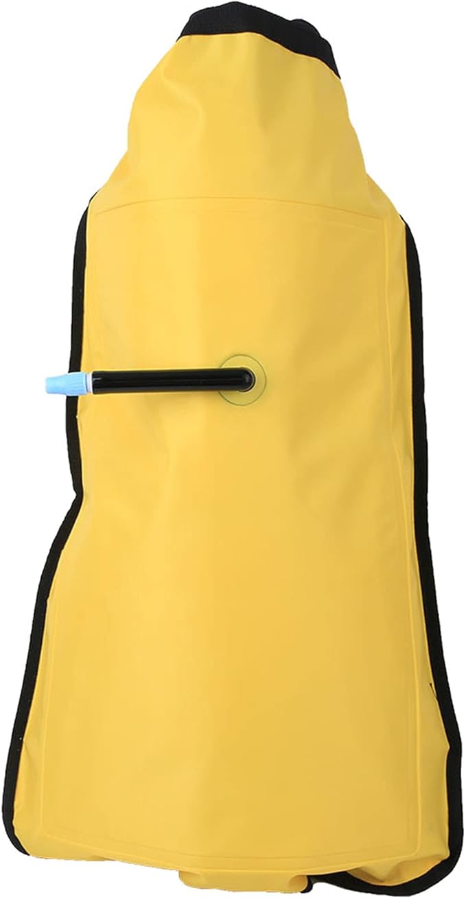 72.5x38cm/28.5x15in Floating Waterproof Dry Bag Nylon Rescue Inflatable Paddle Float Floating Bag Roll Top Sack Keeps Gear Dry