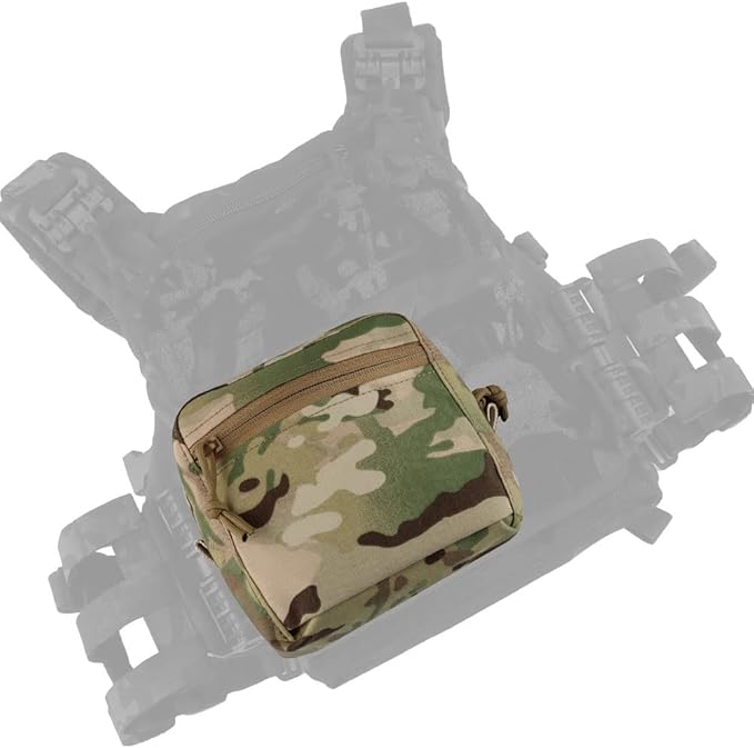 ACEXIER Tactical Molle GP Pouch 6×6 Zipper Chest Rig Hunting Vest Bag Military Belt Bags Airsoft Paintball Storage Tool Pack