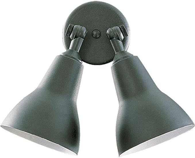 Quorum 690-2-15 11.5 Inch Two Light Flood Light Black Finish