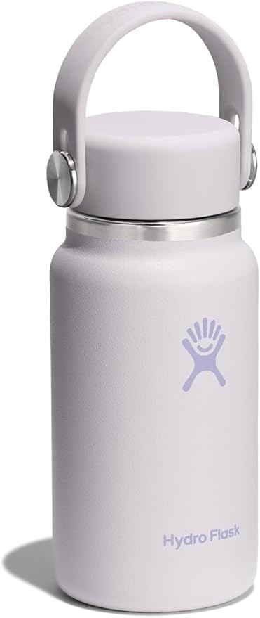 Hydro Flask Micro Bottle - Insulated Mini Leak Proof Flask for Purse or Pocket in 6.7 Oz Cloud Pink