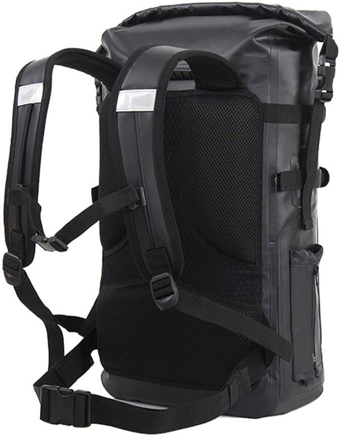LANGWEI Waterproof Dry Bag Backpack 30L Diving Equipment Dry and Wet Separation Bag Float Roll Top Waterproof Duffel for Swim Beach Kayaking Boating Rafting