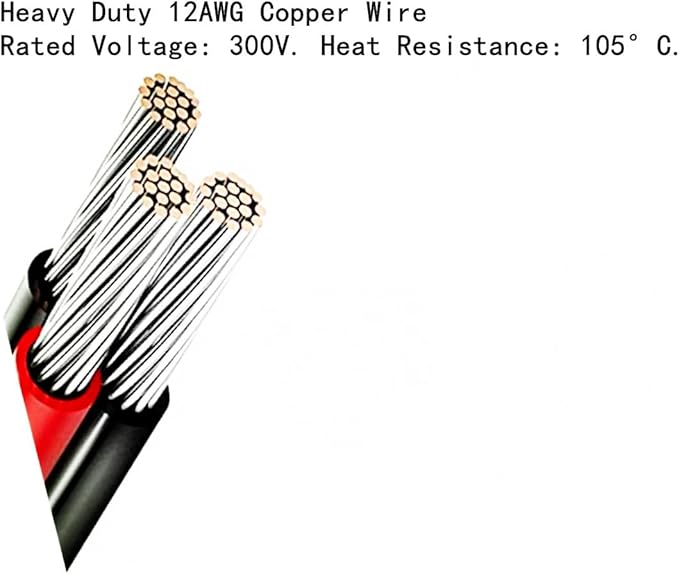 12AWG XT60 to MC-4 Solar Charging Cable 10FT IP67 Waterproof - 30A High Current Adapter for EcoFlow Power Stations (RV/Camping/Emergency)