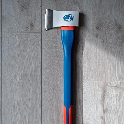 The Patriot: World Axe Throwing League Premium Competition Throwing Axe &amp Multi-Purpose Camping Axe or Wood Splitting Axe with Rubber and Fiberglass Handle