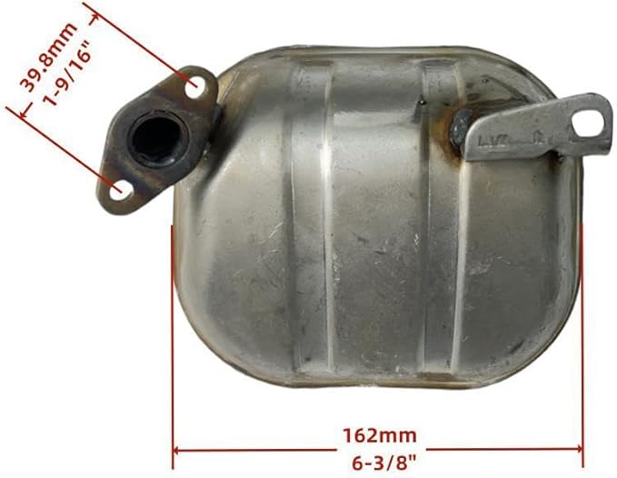 Muffler and Gasket for Pulsar PG2300iS 2300W Surge 1800 Rated Inverter Generator
