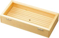 ヤマコー Netting Lid Neta Box 60×30×12cm Plain Wood