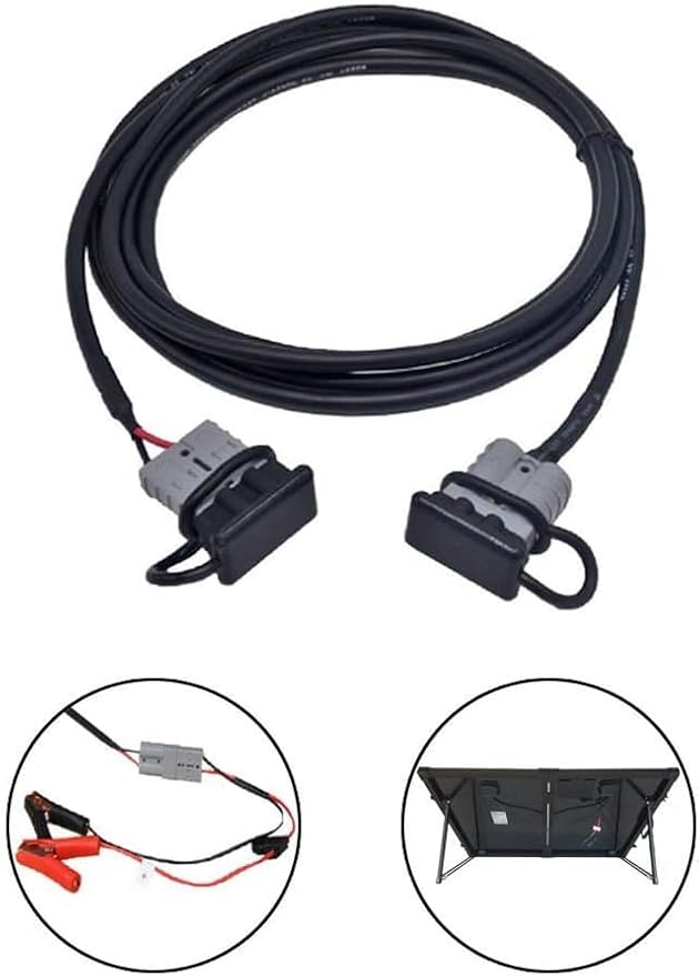 ACOPOWER 100Watt 12 Volt Portable Solar Panel with Waterproof 20A Charger Controller20ft Extension Cable SAE Adapter Anderson ConnectorFoldable Solar Panel Kit Monocrystalline for Camping RV