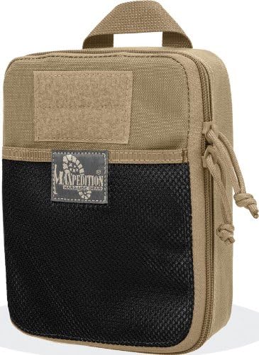 MAXPEDITION Beefy Pocket Organizer Compact MOLLE-Compatible 1000D Nylon Tactical Pouch Everyday Carry Tool and Gear Storage for Outdoor Tactical Survival 0266